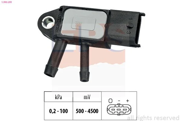 Sensor de Pressão de Ar, adaptação à altitude EPS 1.993.291