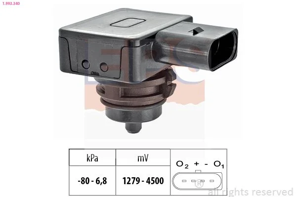 Sensor de Pressão, servofreio EPS 1.993.340