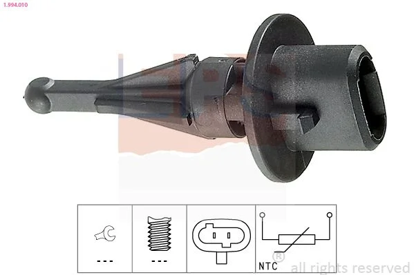 Sensor, temperatura do ar de admissão EPS 1.994.010