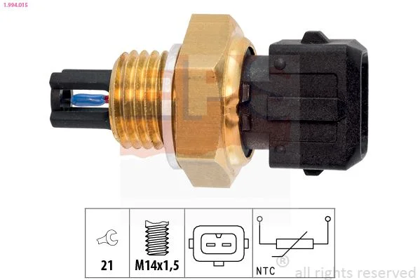 Sensor, temperatura do ar de admissão EPS 1.994.015