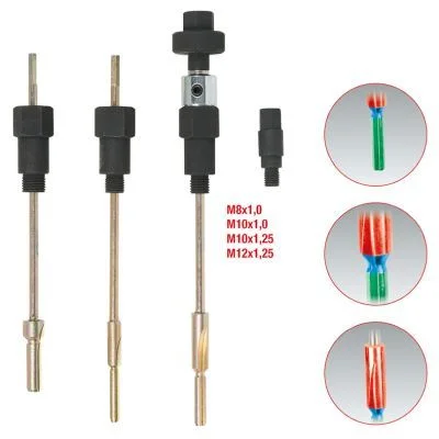 Reamer set, glow plugs KS TOOLS 152.1120