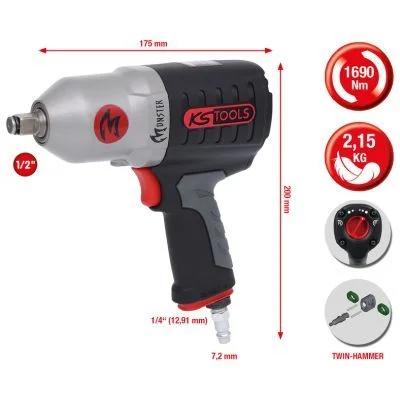Chave de Impacto (ar comprimido) KS TOOLS 515.1210