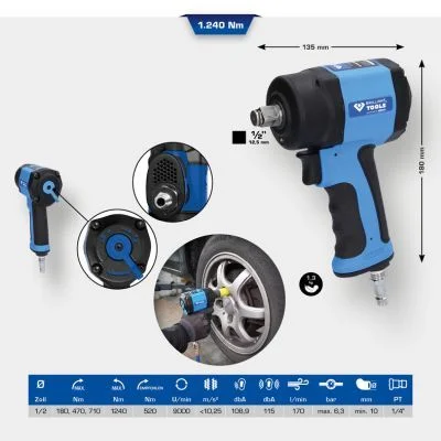 Chave de Impacto (ar comprimido) KS TOOLS BT160400