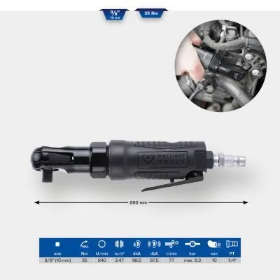 Chave de Fenda com Catraca (ar comprimido) KS TOOLS BT160602