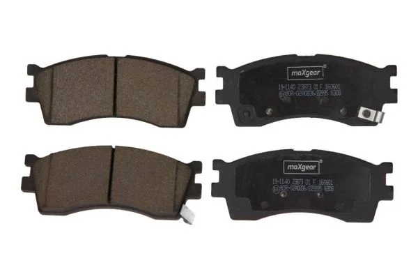 Conjunto de pastilhas de travão de disco MAXGEAR 19-1140