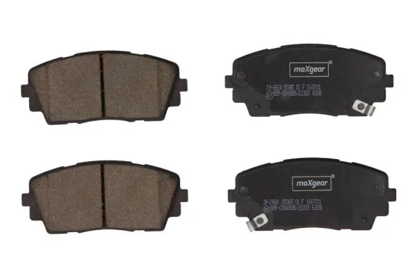 Conjunto de pastilhas de travão de disco MAXGEAR 19-2924