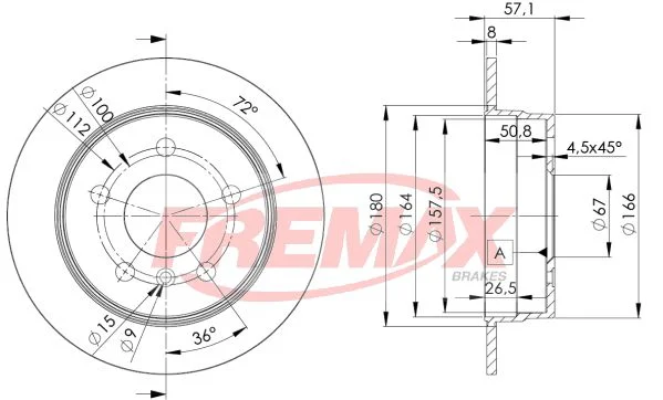 Stabdžių diskas FREMAX BD-0119
