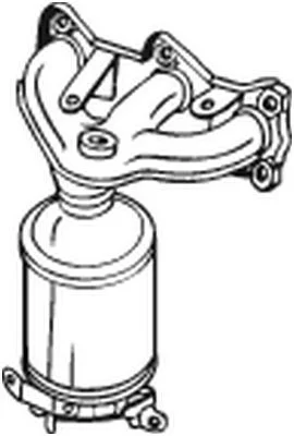 Catalytic Converter BOSAL 090-717