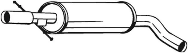 Centre Muffler BOSAL 105111