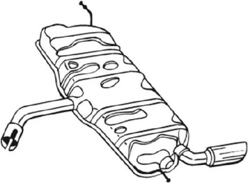 Rear Muffler BOSAL 105-503