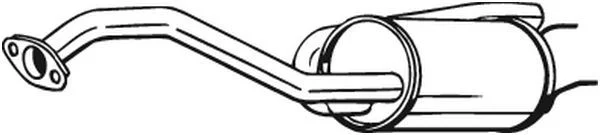 Rear Muffler BOSAL 163-057