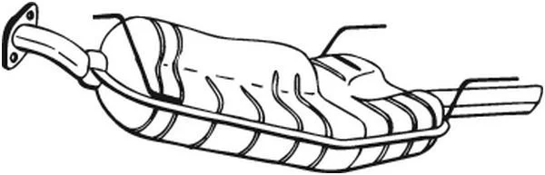 Rear Muffler BOSAL 185411