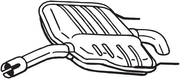 Rear Muffler BOSAL 185-569