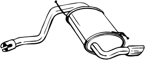 Rear Muffler BOSAL 200-251