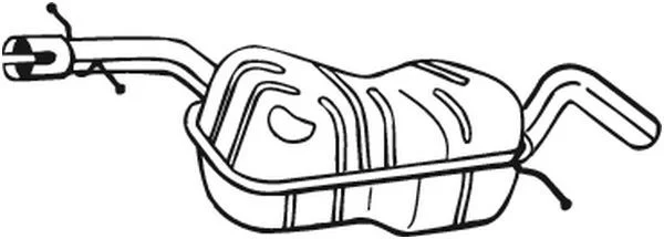 Centre Muffler BOSAL 220-013