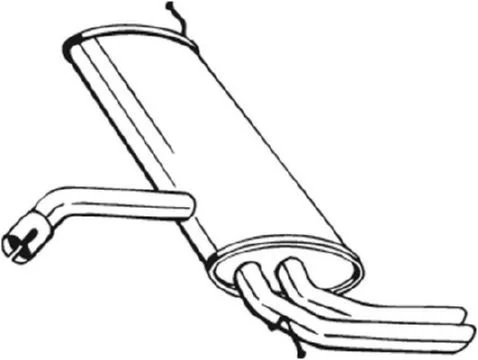 Rear Muffler BOSAL 227-049