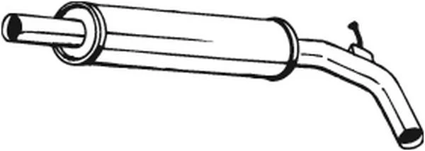 Centre Muffler BOSAL 227461