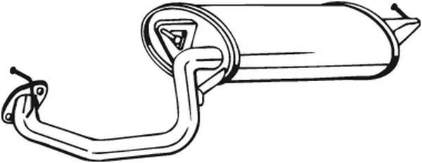 Rear Muffler BOSAL 228151