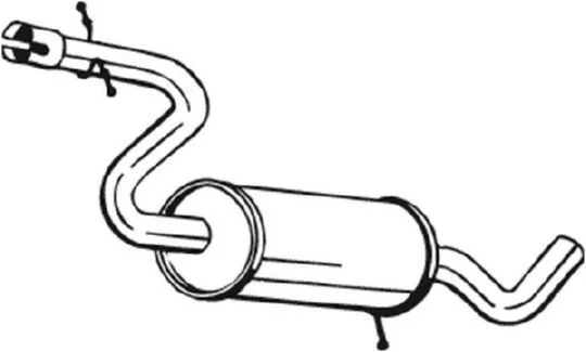 Centre Muffler BOSAL 233-181