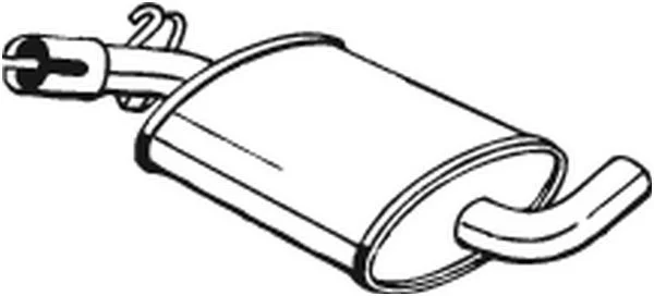 Centre Muffler BOSAL 233407