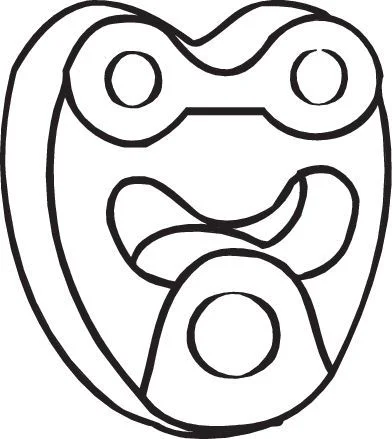 Montagem, sistema de escape BOSAL 255-123