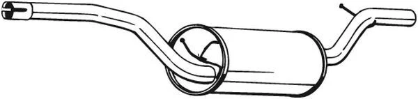 Centre Muffler BOSAL 278-165