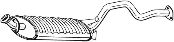 Centre Muffler BOSAL 278-557