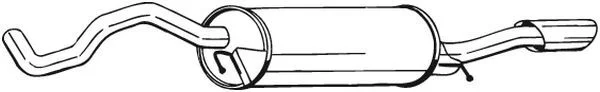 Rear Muffler BOSAL 279-563