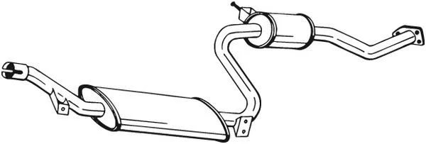 Centre Muffler BOSAL 283-603