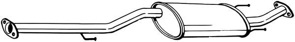 Centre Muffler BOSAL 284-909