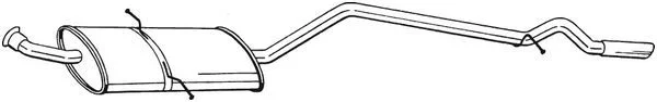 Rear Muffler BOSAL 291-429