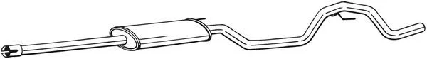 Centre Muffler BOSAL 292-039