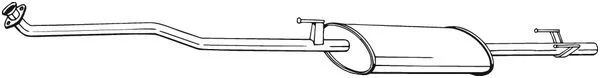 Front Muffler BOSAL 294217