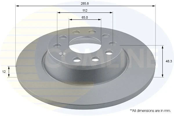 Brake Disc COMLINE ADC1467