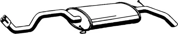 Rear Muffler ASMET 03.061