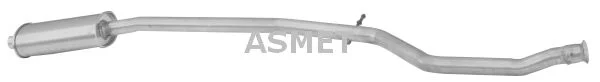 Centre Muffler ASMET 08.060