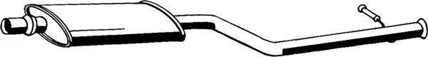 Centre Muffler ASMET 09.064