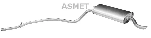 Rear Muffler ASMET 16.022