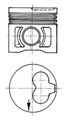 Piston 91386600