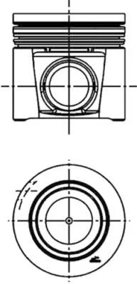 Piston KOLBENSCHMIDT 40286600