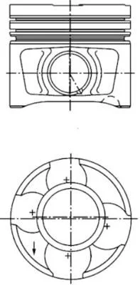 Pistão KOLBENSCHMIDT 40356600