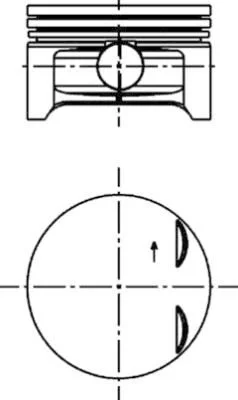 Pistão KOLBENSCHMIDT 40383600