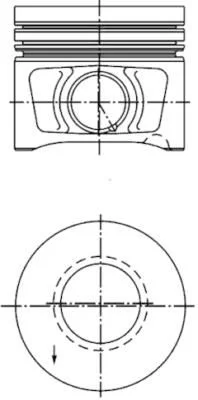 Piston KOLBENSCHMIDT 40387610