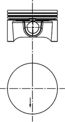 Pistão KOLBENSCHMIDT 40388600