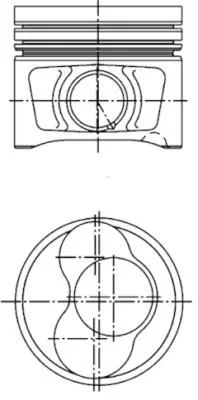 Piston KOLBENSCHMIDT 40409620