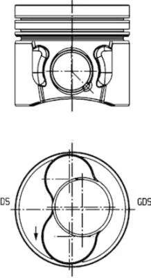 Pistão KOLBENSCHMIDT 40422610