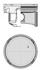 Pistão KOLBENSCHMIDT 40795600