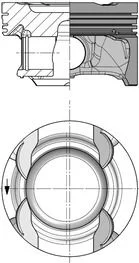 Pistão KOLBENSCHMIDT 40853600