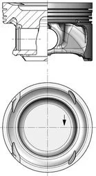 Pistão KOLBENSCHMIDT 40859600