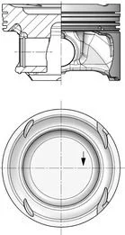 Pistão KOLBENSCHMIDT 40862600